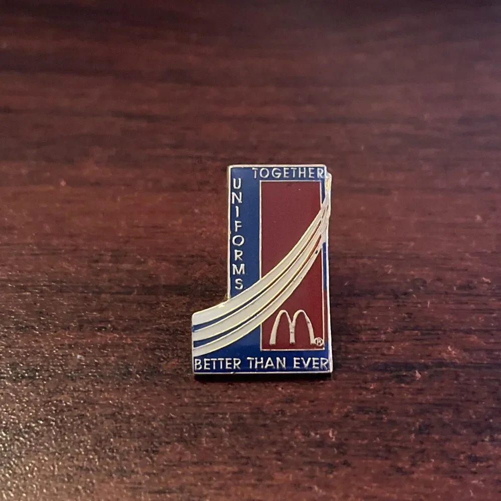 McDonald’s Together Uniforms Better Than‎ Ever Employee Lapel Hat Pin